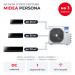 Мульти сплит-система Midea Persona на 3 комнаты M5OE-42HFN8-Q1/MMAG4-09N8D0-I/MMAG4-12N8D0-I/MMAG4-24N8D0-I