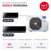 Мульти сплит-система Midea Persona на 2 комнаты M5OE-42HFN8-Q1/MMAG4-09N8D0-I/MMAG4-24N8D0-I