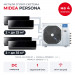 Мульти сплит-система Midea Persona на 4 комнаты M5OE-42HFN8-Q1/MMAG4-09N8D0-Ix2/MMAG4-12N8D0-Ix2