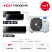 Мульти сплит-система Midea Persona на 3 комнаты M5OE-42HFN8-Q1/MMAG4-09N8D0-Ix2/MMAG4-18N8D0-I