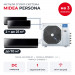 Мульти сплит-система Midea Persona на 3 комнаты M5OE-42HFN8-Q1/MMAG4-09N8D0-Ix2/MMAG4-24N8D0-I