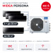 Мульти сплит-система Midea Persona на 4 комнаты M5OE-42HFN8-Q1/MMAG4-12N8D0-Ix3/MMAG4-18N8D0-I