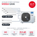 Мульти сплит-система Midea Gaia на 5 комнат M5OE-42HFN8-Q1/MMCA1BU-09HRFN8x4/MMCA1BU-12HRFN8