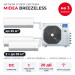 Мульти сплит-система Midea Breezeless на 3 комнаты M5OE-42HFN8-Q1/MSFA2-09N8D6-I/MSFA2-12N8D6-Ix2