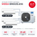 Мульти сплит-система Midea Breezeless на 5 комнат M5OE-42HFN8-Q1/MSFA2-09N8D6-Ix2/MSFA2-12N8D6-Ix3