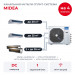 Канальная мульти сплит-система Midea на 4 комнаты M5OE-42HFN8-Q1/MTIU-07W1NXD0P/09W1NXD0P/12HW1FNXP(GA)x2