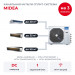 Канальная мульти сплит-система Midea на 3 комнаты M5OE-42HFN8-Q1/MTIU-07W1NXD0P/12HW1FNXP(GA)/18HW1FNXP(GA)