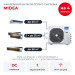 Канальная мульти сплит-система Midea на 4 комнаты M5OE-42HFN8-Q1/MTIU-07W1NXD0P/12HW1FNXP(GA)x2/18HW1FNXP(GA)