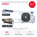Канальная мульти сплит-система Midea на 3 комнаты M5OE-42HFN8-Q1/MTIU-07W1NXD0P/MTIU-12HW1FNXP(GA)x2