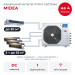 Канальная мульти сплит-система Midea на 4 комнаты M5OE-42HFN8-Q1/MTIU-07W1NXD0P/MTIU-12HW1FNXP(GA)x3