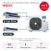 Канальная мульти сплит-система Midea на 3 комнаты M5OE-42HFN8-Q1/MTIU-07W1NXD0Px2/MTIU-09W1NXD0P