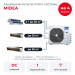 Канальная мульти сплит-система Midea на 4 комнаты M5OE-42HFN8-Q1/MTIU-07W1NXD0Px2/12HW1FNXP(GA)/18HW1FNXP(GA)