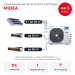 Канальная мульти сплит-система Midea на 5 комнат M5OE-42HFN8-Q1/MTIU-07W1NXD0Px3/12HW1FNXP(GA)/18HW1FNXP(GA)