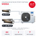 Канальная мульти сплит-система Midea на 3 комнаты M5OE-42HFN8-Q1/MTIU-12HW1FNXP(GA)/MTIU-18HW1FNXP(GA)x2