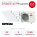 Мульти сплит-система Mitsubishi Heavy STANDARD на 5 комнат SCM100ZS-W/SKM20ZSP-Wx5