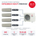 Мульти сплит-система Mitsubishi Heavy PREMIUM на 4 комнаты SCM100ZS-W/SRK20ZS-WFT/SRK25ZS-WFT/SRK35ZS-WFT/SRK50ZS-WFT