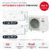 Мульти сплит-система Mitsubishi Heavy PREMIUM на 4 комнаты SCM100ZS-W/SRK20ZS-Wx2/SRK35ZS-Wx2