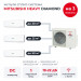 Мульти сплит-система Mitsubishi Heavy DIAMOND на 3 комнаты SCM100ZS-W/SRK20ZSX-WF/SRK25ZSX-WF/SRK50ZSX-WF
