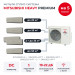 Мульти сплит-система Mitsubishi Heavy PREMIUM на 5 комнат SCM125ZM-S/SRK20ZS-WFT/SRK25ZS-WFT/SRK35ZS-WFTx2/SRK50ZS-WFT
