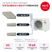 Мульти сплит-система Mitsubishi Heavy PREMIUM на 6 комнат SCM125ZM-S/SRK20ZS-WFTx4/SRK25ZS-WFT/SRK35ZS-WFT