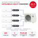 Мульти сплит-система Mitsubishi Heavy DIAMOND на 4 комнаты SCM125ZM-S/SRK20ZSX-WF/SRK35ZSX-WF/SRK50ZSX-WF/SRK60ZSX-WF