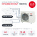 Мульти сплит-система Mitsubishi Heavy PREMIUM на 6 комнат SCM125ZM-S/SRK25ZS-WFx4/SRK35ZS-WFx2