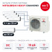 Мульти сплит-система Mitsubishi Heavy DIAMOND на 5 комнат SCM125ZM-S/SRK25ZSX-WFBx4/SRK35ZSX-WFB
