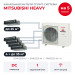 Канальная мульти сплит-система Mitsubishi Heavy на 5 комнат SCM125ZM-S/SRR25ZS-W/SRR35ZS-Wx4