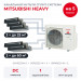 Канальная мульти сплит-система Mitsubishi Heavy на 5 комнат SCM125ZM-S/SRR25ZS-Wx3/SRR60ZS-Wx2