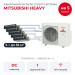 Канальная мульти сплит-система Mitsubishi Heavy на 5 комнат SCM125ZM-S/SRR35ZS-Wx5