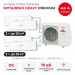 Мульти сплит-система Mitsubishi Heavy PREMIUM на 4 комнаты SCM80ZS-W/SRK20ZS-Wx2/SRK35ZS-Wx2