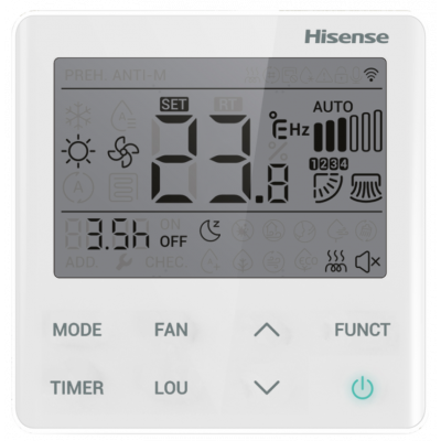 Канальный внутренний блок мульти сплит-системы Hisense ADT-12UX4RBL8 Wi-Fi