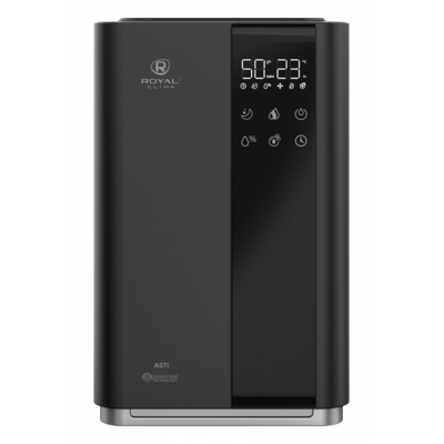 Купить Увлажнитель воздуха ROYAL CLIMA RUH-AS450/5.0E-BL ASTI, чёрный по низкой цене с официальной гарантией Увлажнитель воздуха ROYAL CLIMA RUH-AS450/5.0E-BL ASTI, чёрный