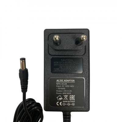VENTA Блок питания 24 В 2 А для LW15/25/45 и AeroStyle Compact, Черный