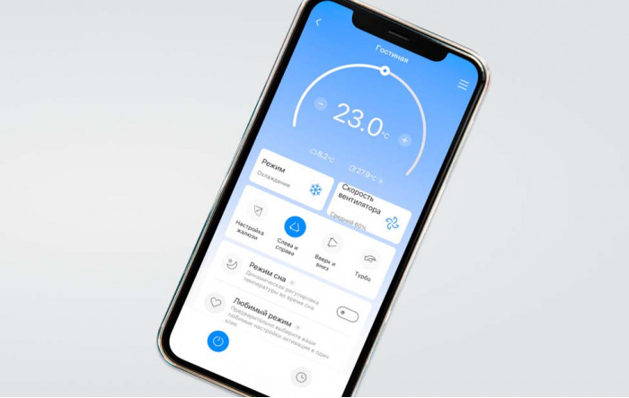 Wi-Fi управление кондиционером MDV Aurora R32 On/Off со смартфона